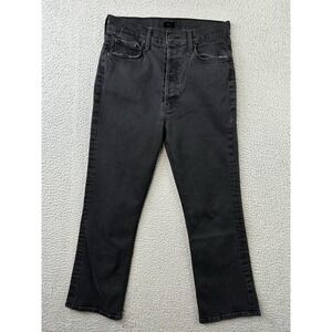 Mother Jeans The Tripper Ankle Not Guilty Womens 31 Black Straight Leg 30x26